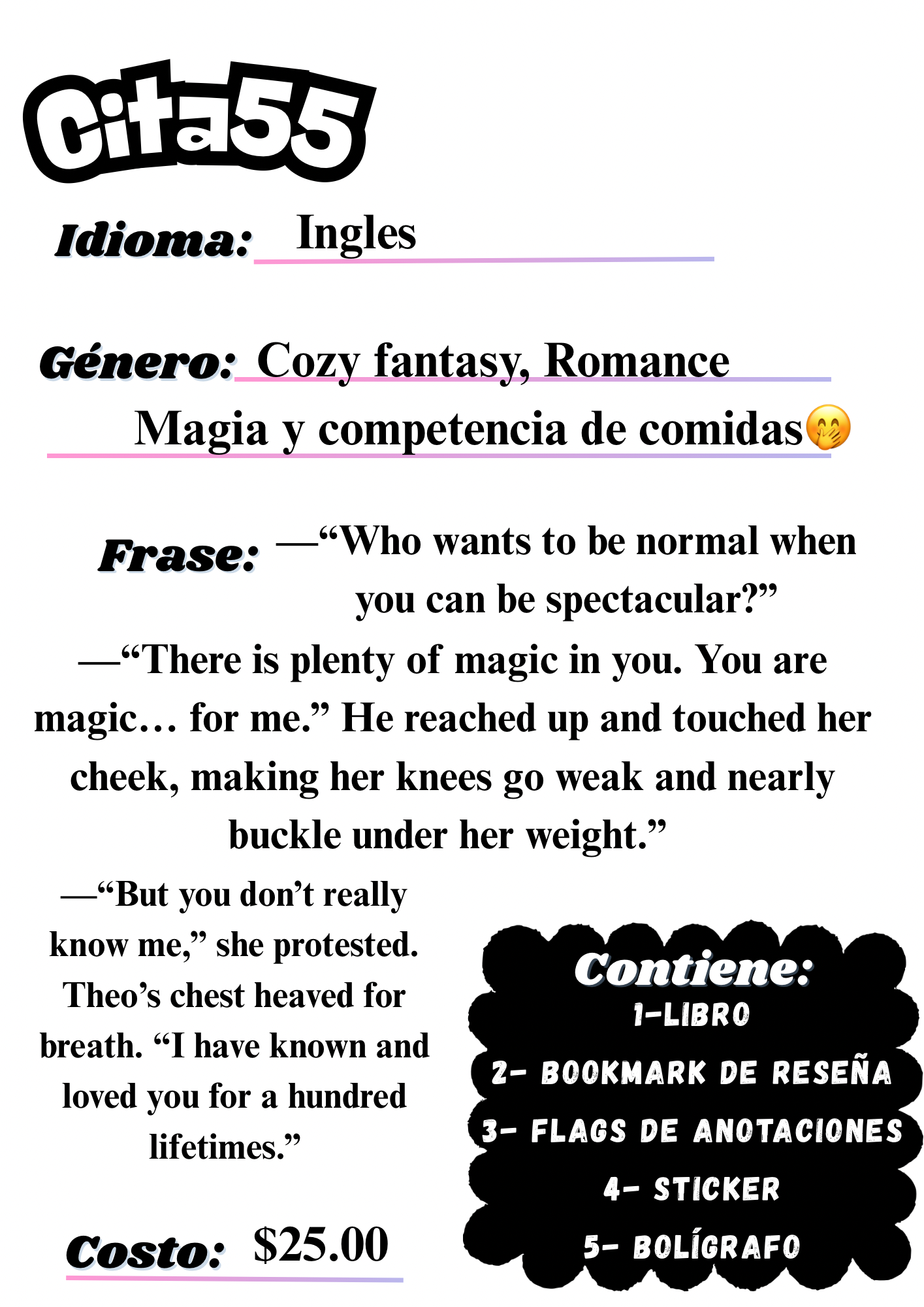 Citas a ciegas literarias