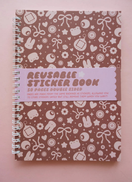 REUSABLE STICKER BOOK- Cuaderno para stickers