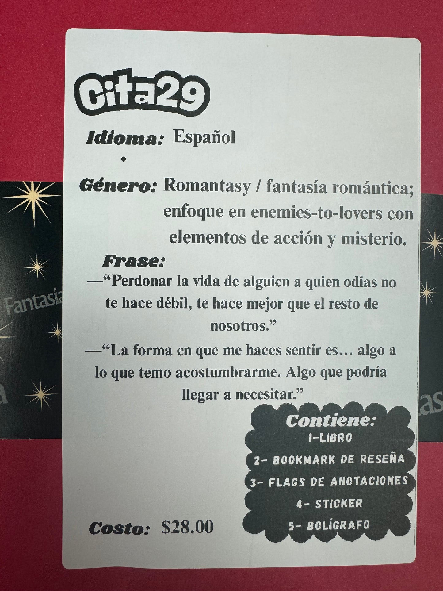 Citas a ciegas literarias