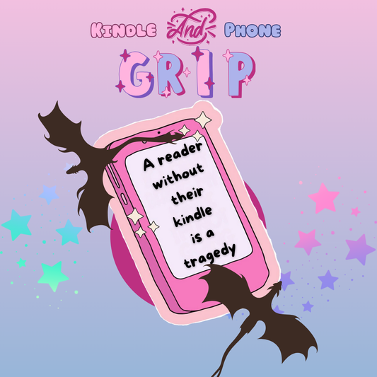 A reader without their Kindle- Grip