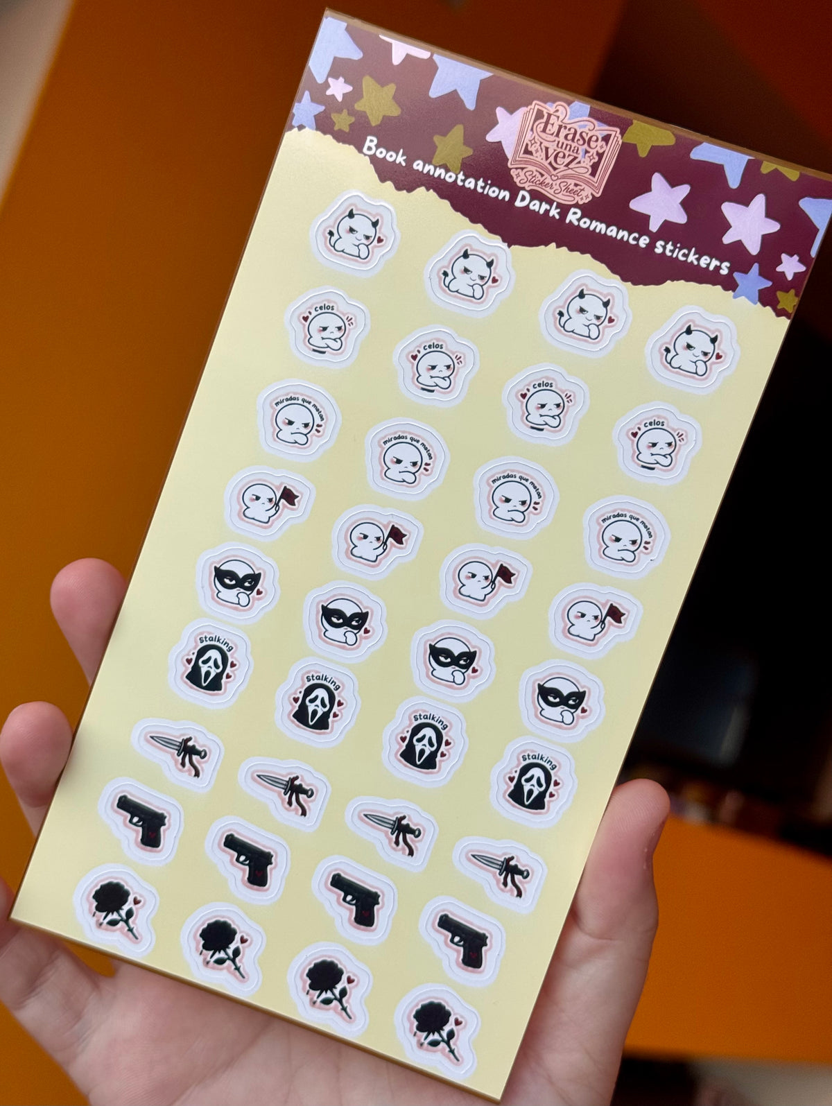 Book annotation Dark Romance- Sticker Sheet