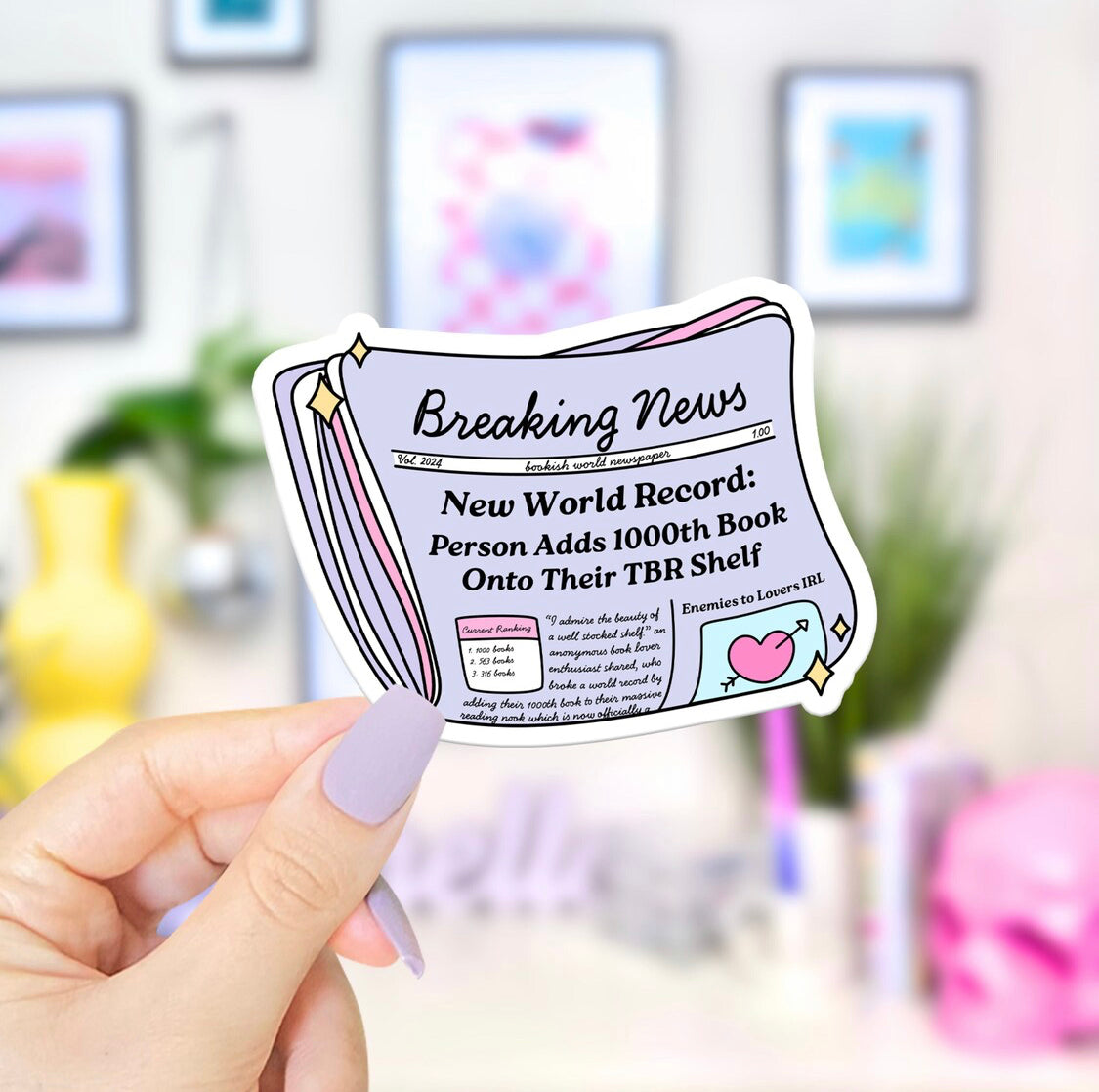 Breaking News- Stickers x Ashley Bexar