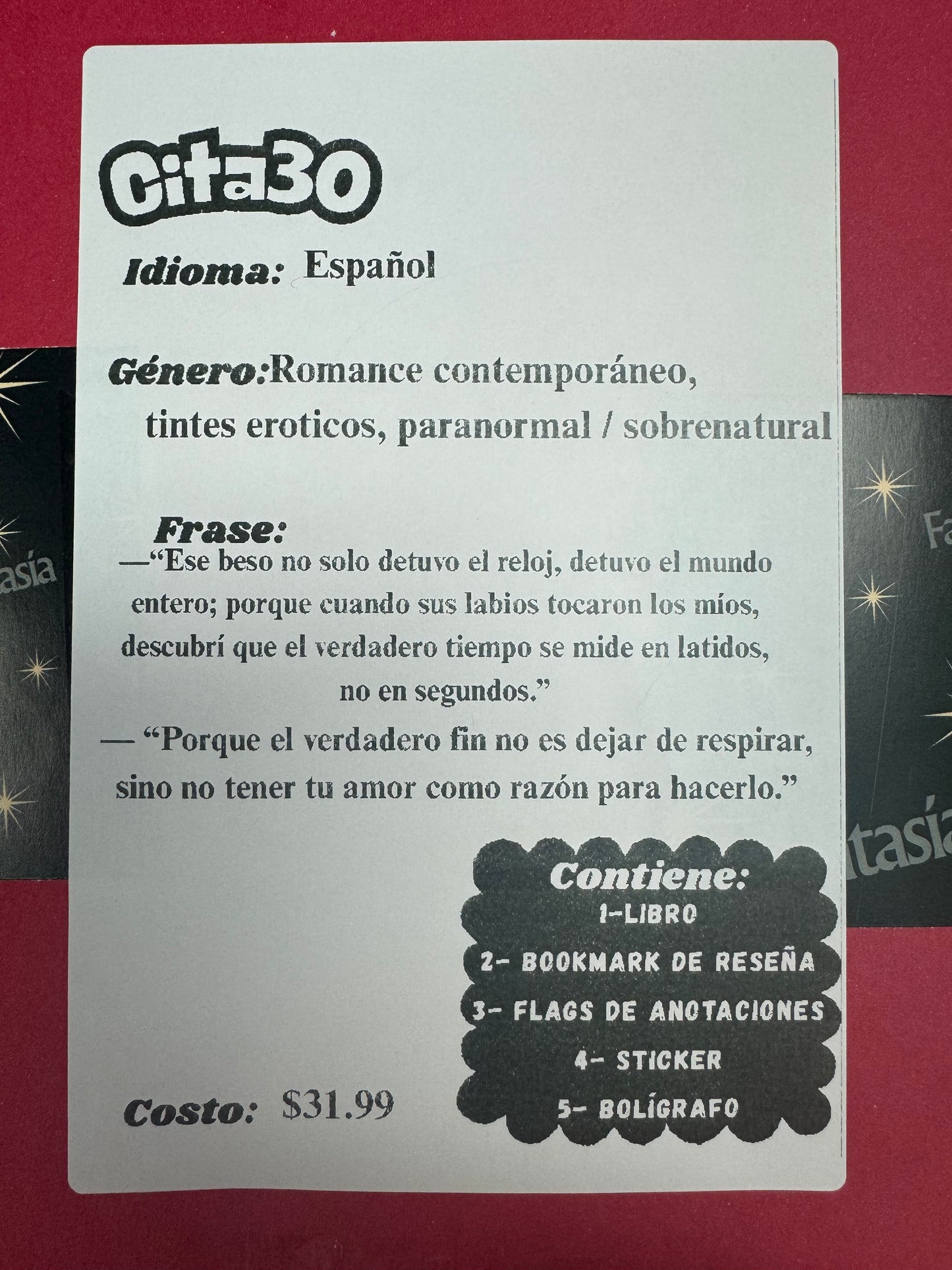 Citas a ciegas literarias