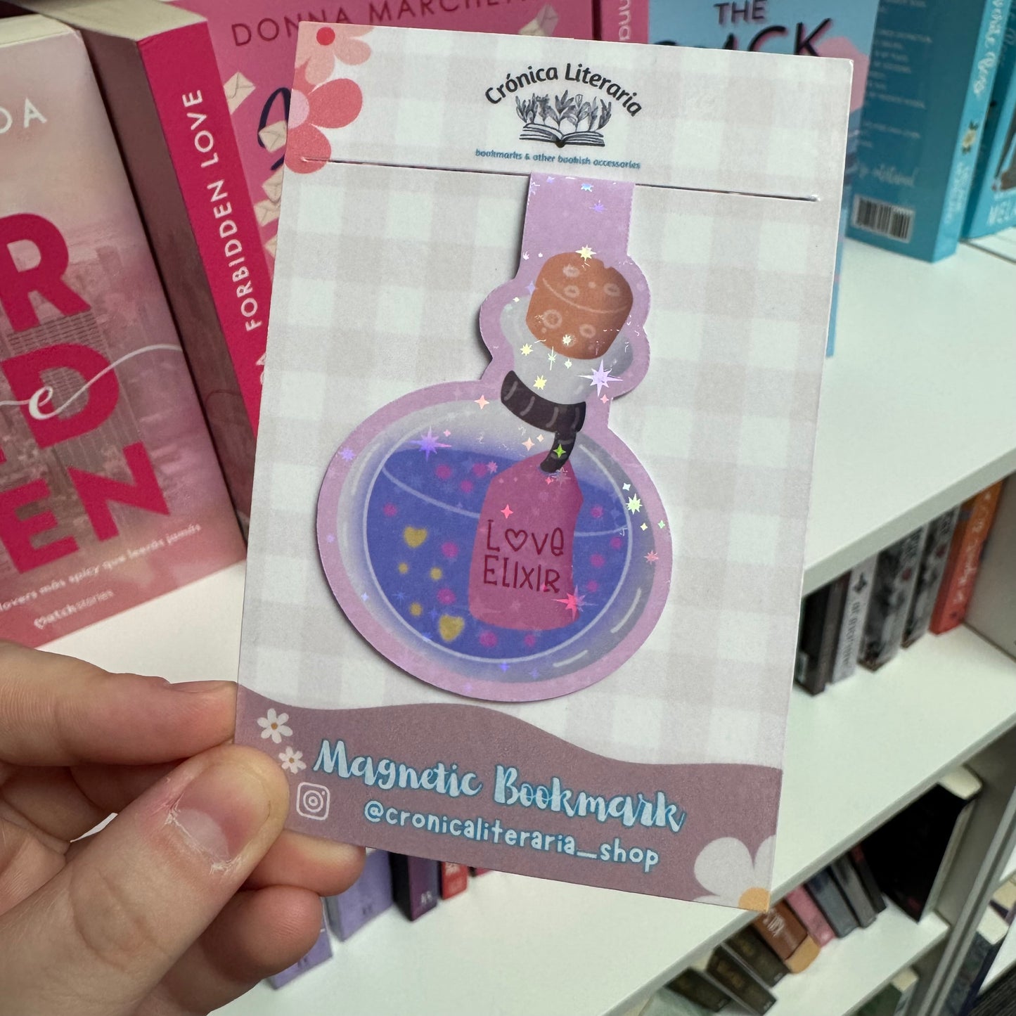Love elixier- Bookmark magnético