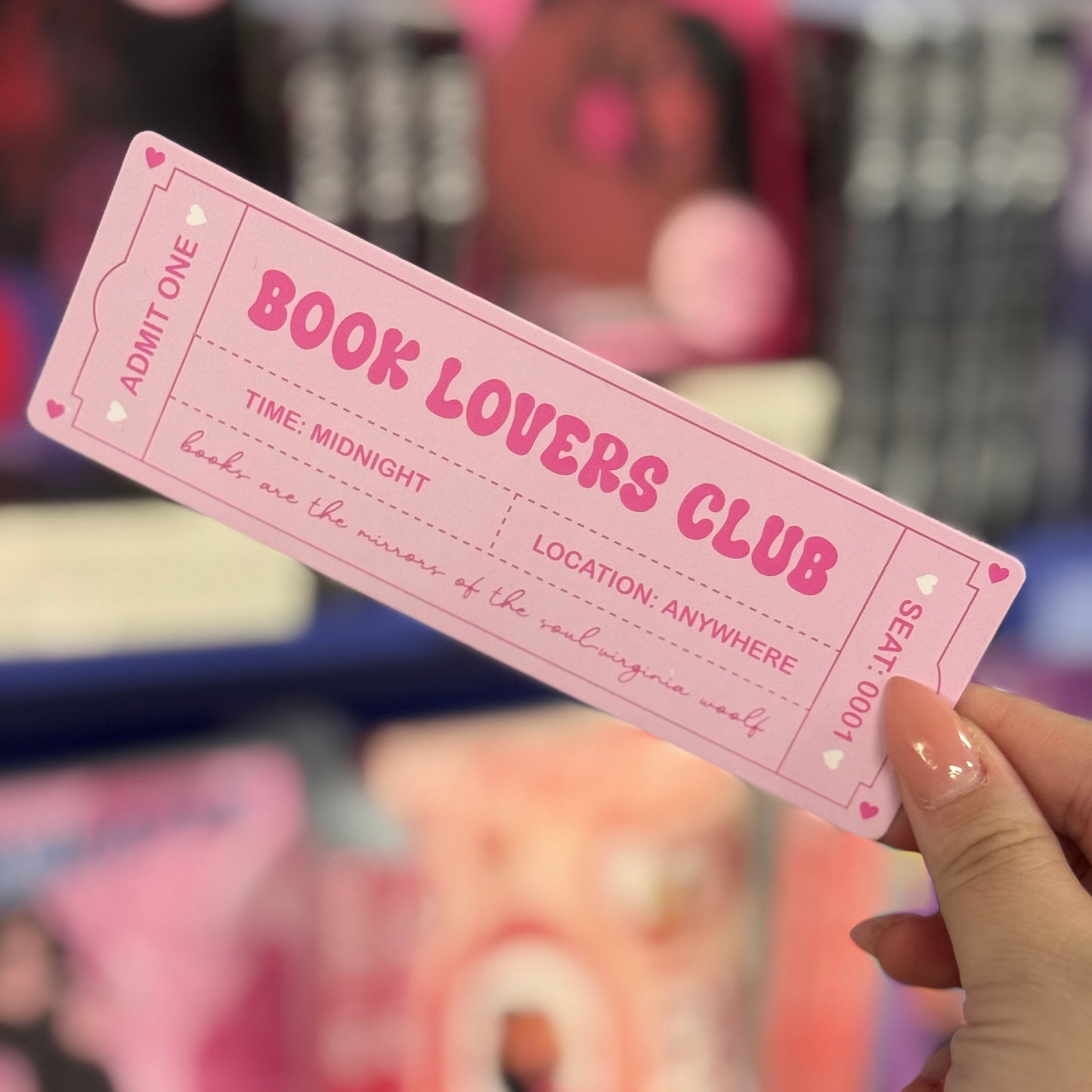 Book Lovers Club-bookmark