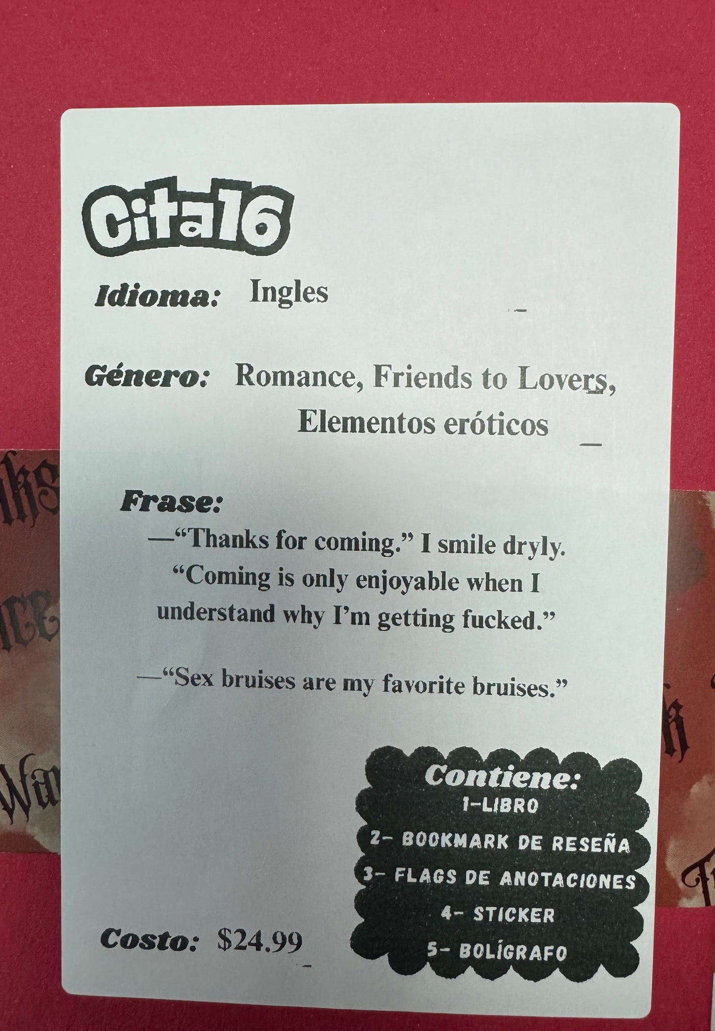 Citas a ciegas literarias