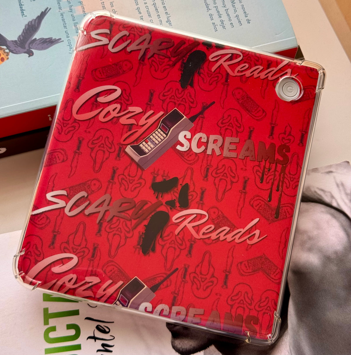 Scary Reads, Cozy Screams- Kobo Libra Color Insert
