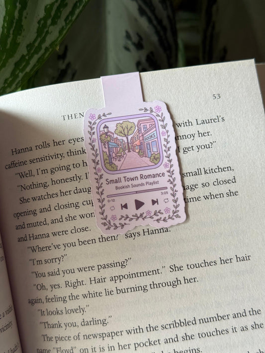 Small town Romance- Bookmark magnético