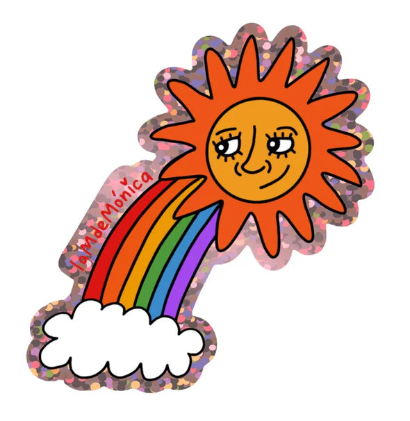 Hey arcoíris- Sticker m de Mónica