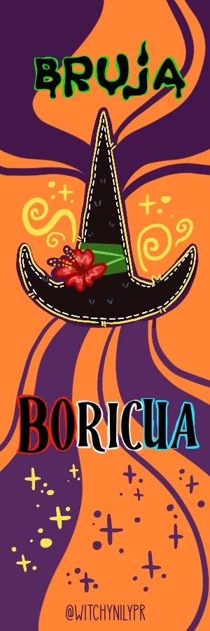 Bruja Boricua- Bookmark @WITCHYNILYPR