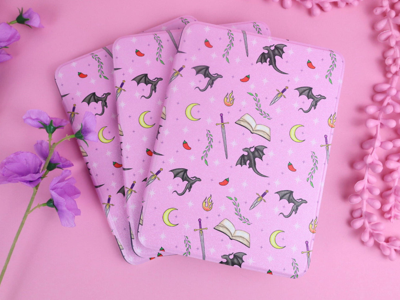 Dragones pink- Kindle Case