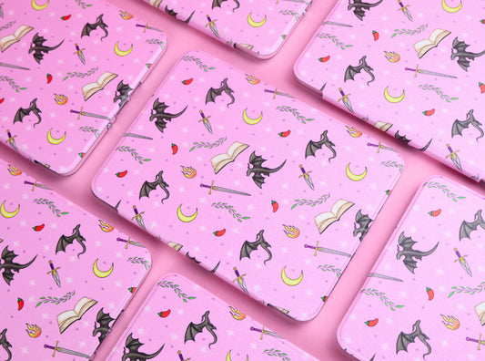 Dragones pink- Kindle Case