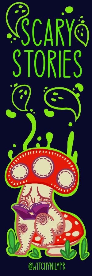 Scary stories- Bookmark WITCHYNILYPR