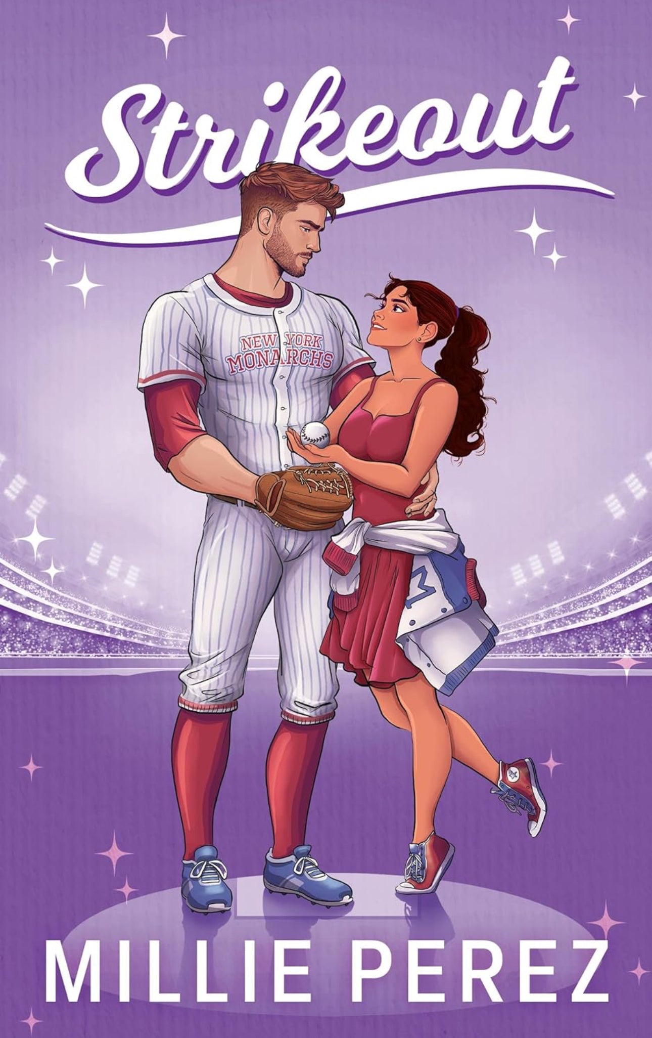 STRIKEOUT: A SINGLE DAD BASEBALL ROMANCE (NEW YORK MONARCHS BOOK 1)- Millie Perez
