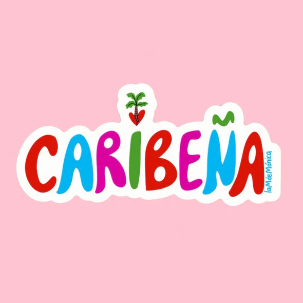 Caribeña- Sticker m de Mónica