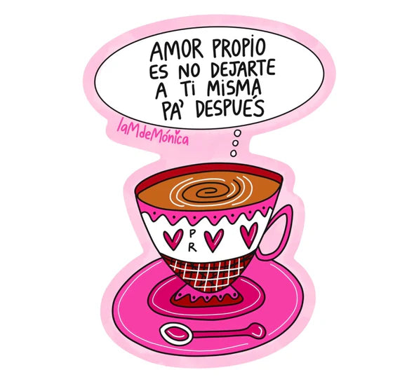 Amor propio- Sticker m de Mónica