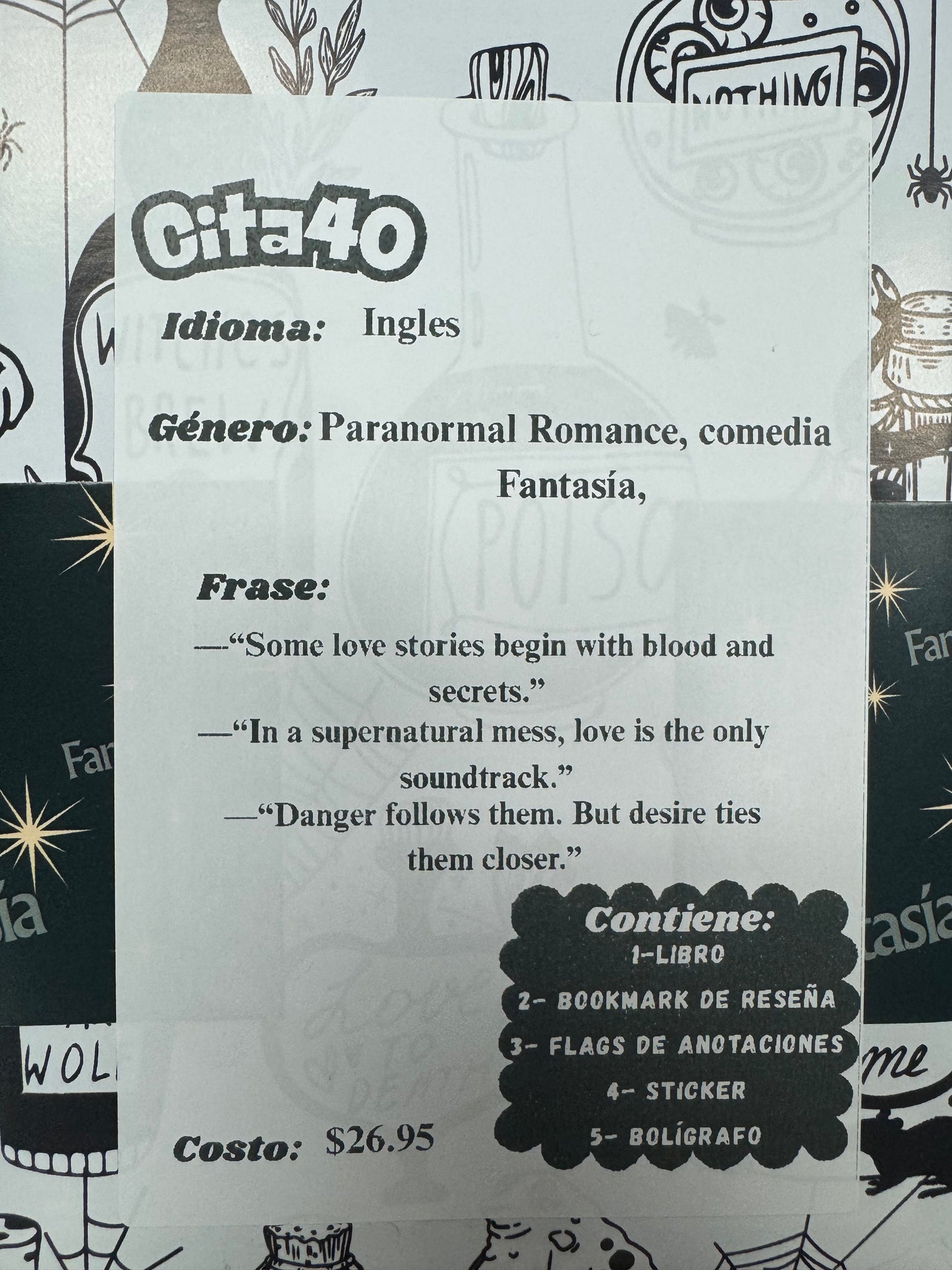 Citas a ciegas literarias