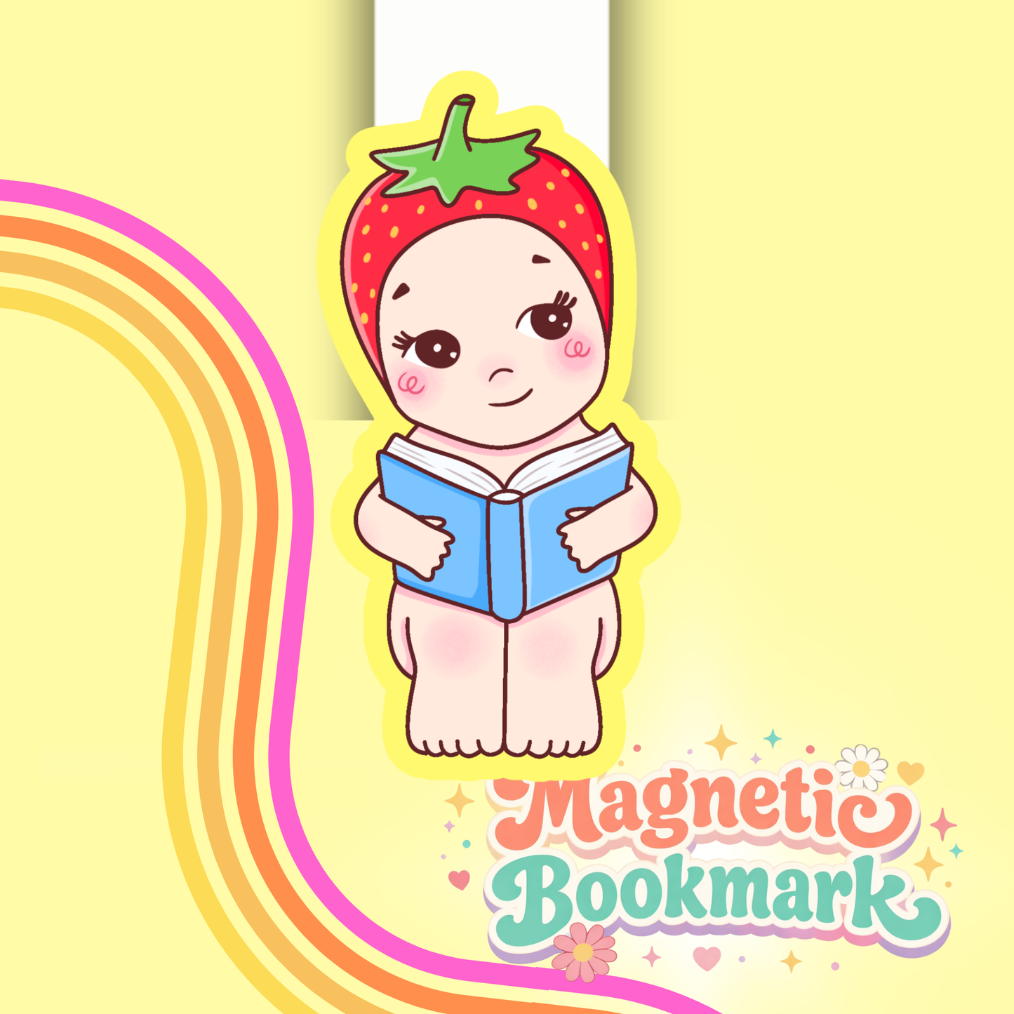 Sunny Angel Fresa- Bookmark magnético