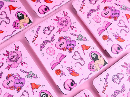 Dark romance pink- Kindle Case