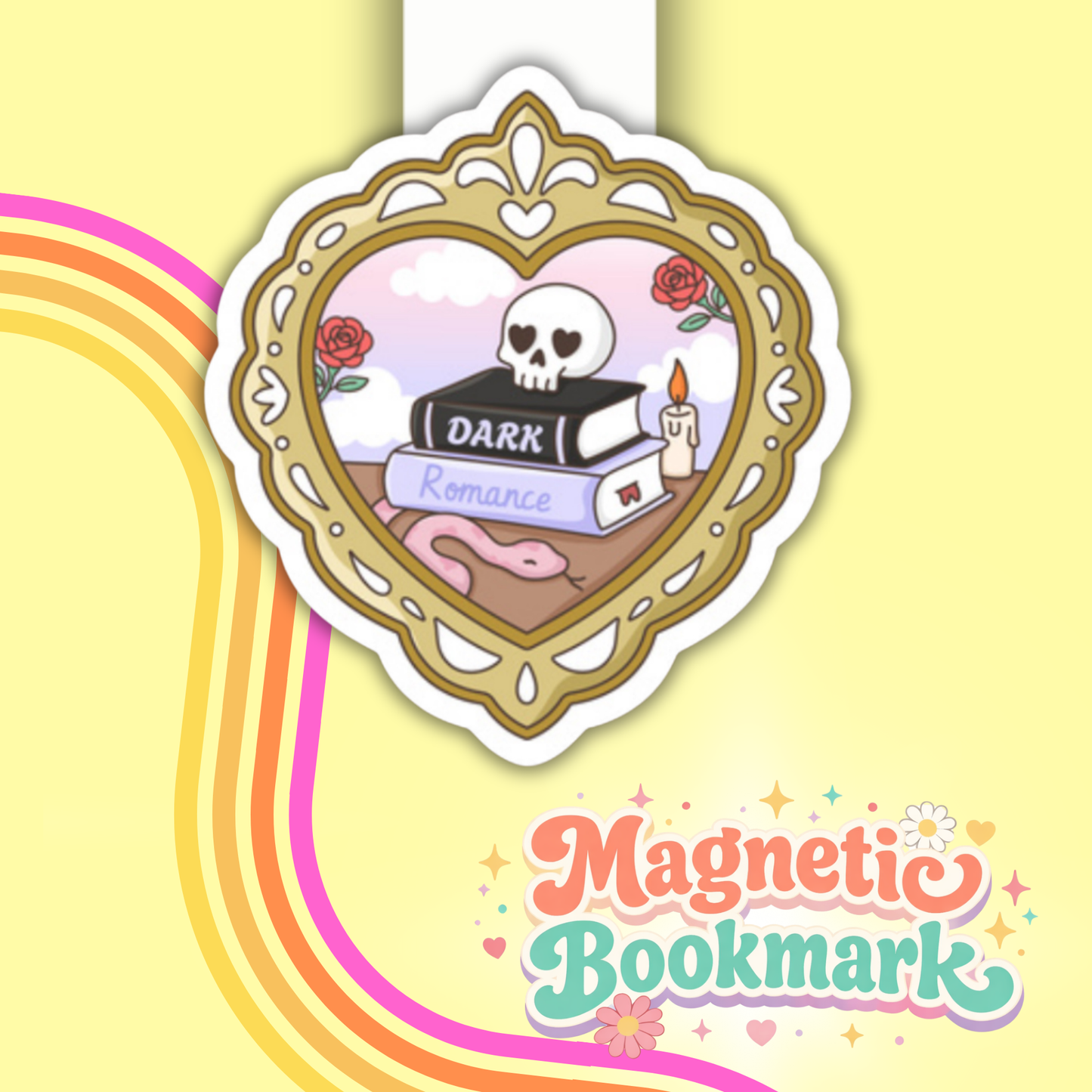 Dark Romance espejo- Bookmark magnético