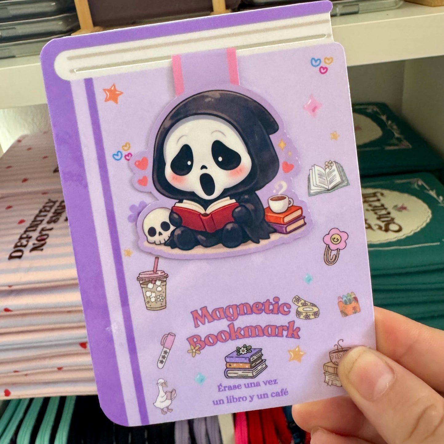 Little Ghostface- Bookmark Magnético