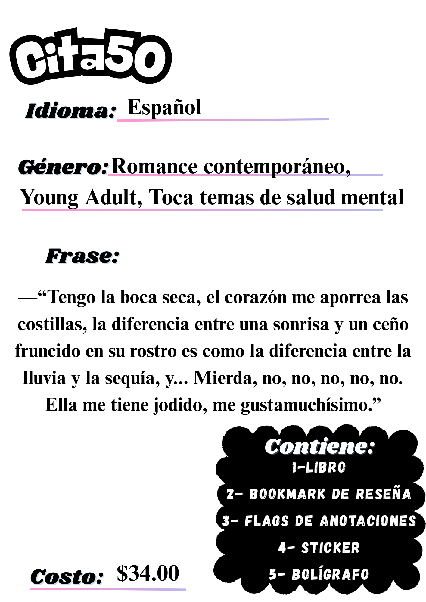 Citas a ciegas literarias