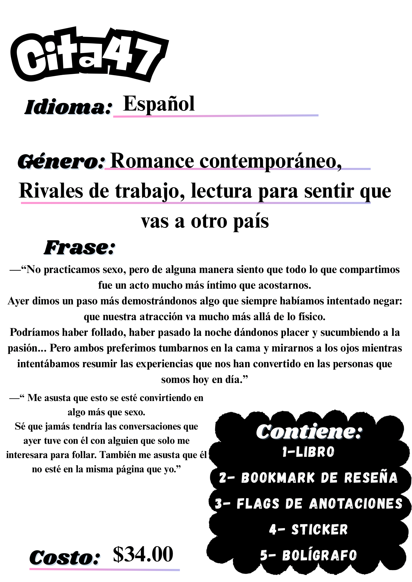 Citas a ciegas literarias