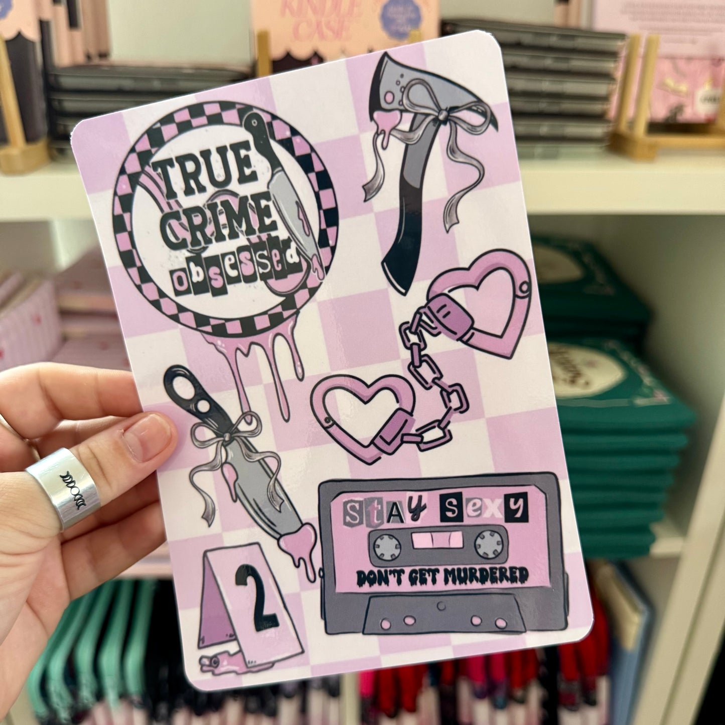 TRUE CRIME obsessed- Kindle insert