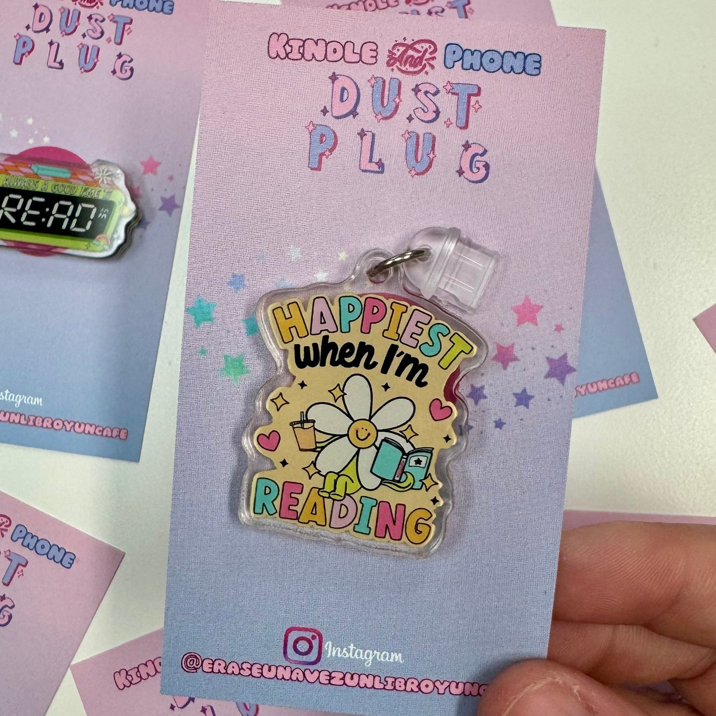 Happiest when- Dust Plug