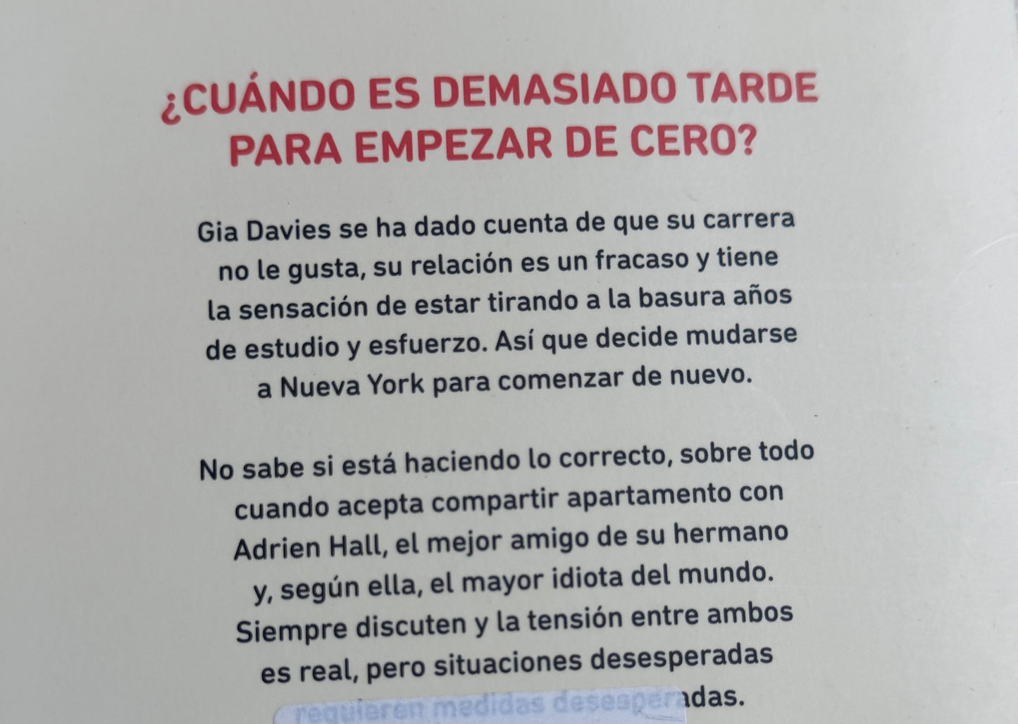 Un inesperado nosotros- (libro usado o donado)