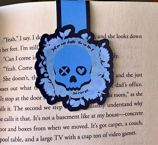 Just one more chapter…you can take it- Bookmark magnético