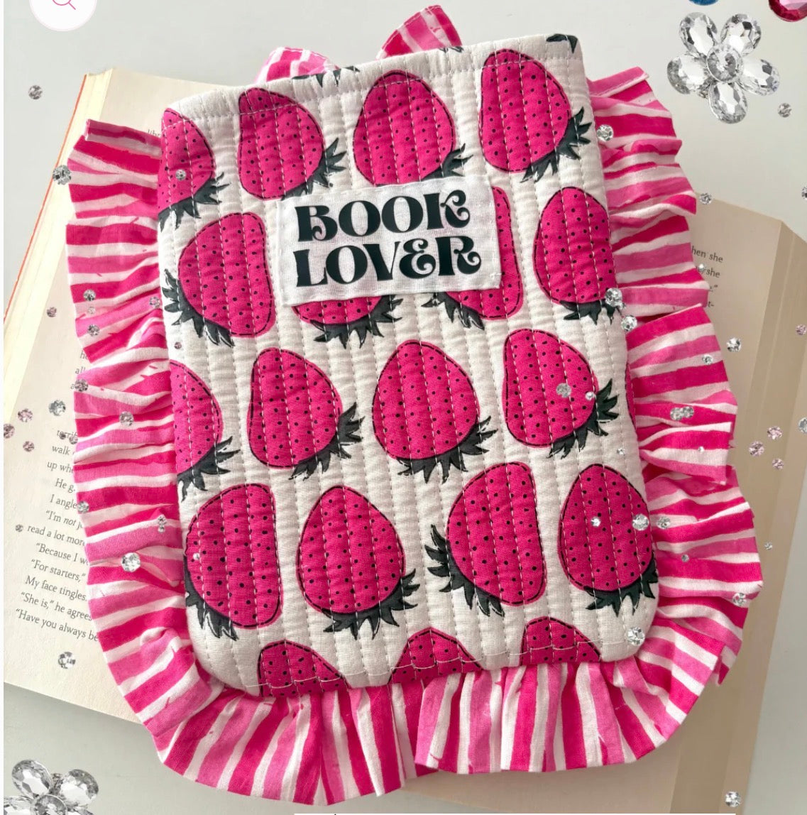 Strawberry E- Reader sleeve- Fubda de Kindle y Kobo