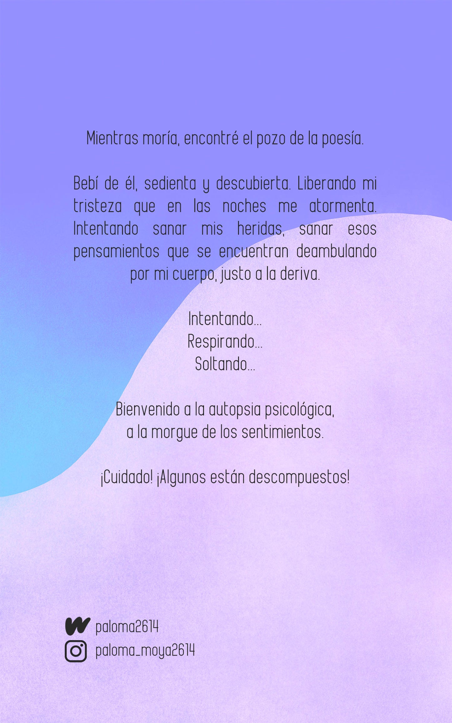 La morgue de los sentimientos- Paloma Moya