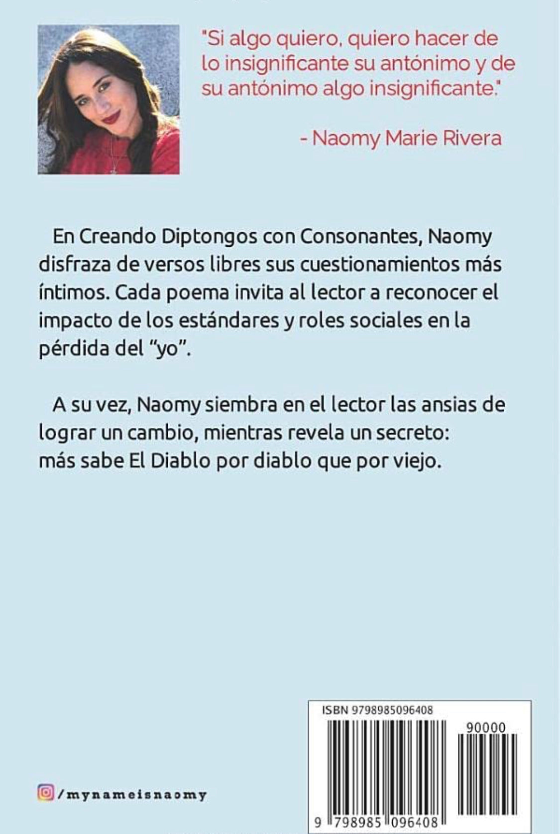 Creando diptongos con consonantes- Naomy Marie Rivera