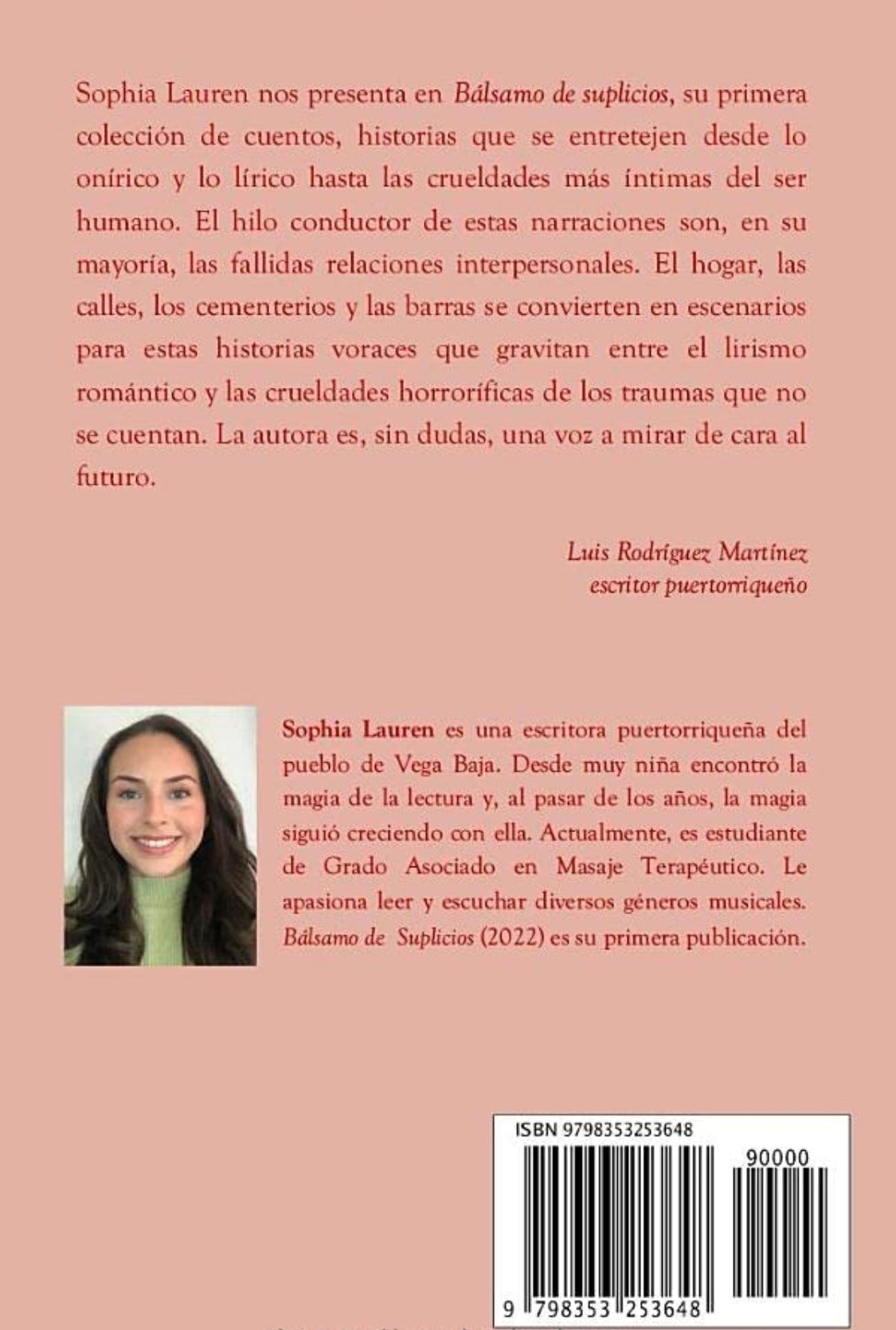 Bálsamos de suplicios- Sophia Lauren