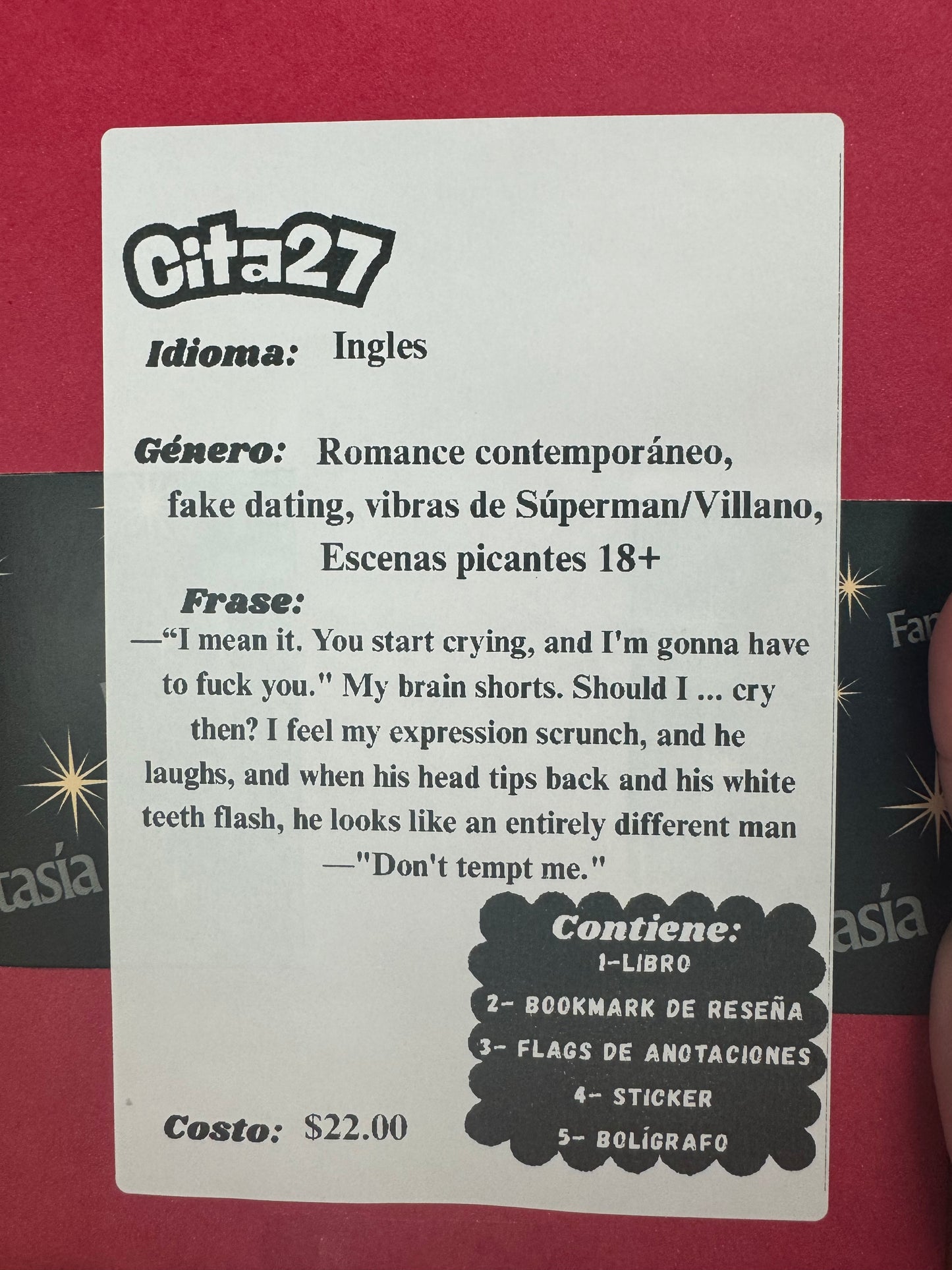 Citas a ciegas literarias