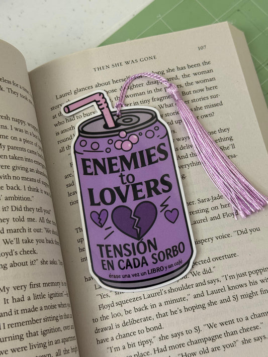 Enemies to lovers- Bookmark Soda