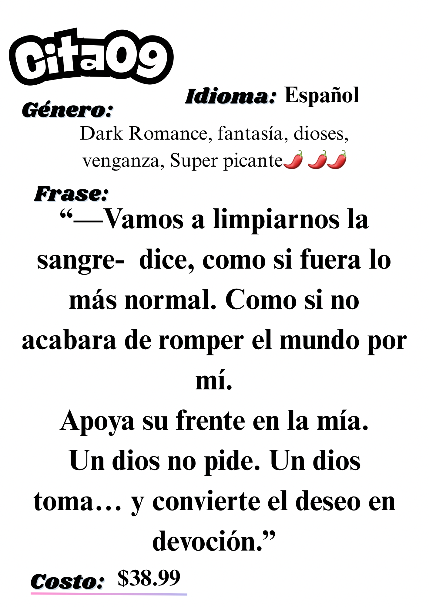 Citas a ciegas literarias