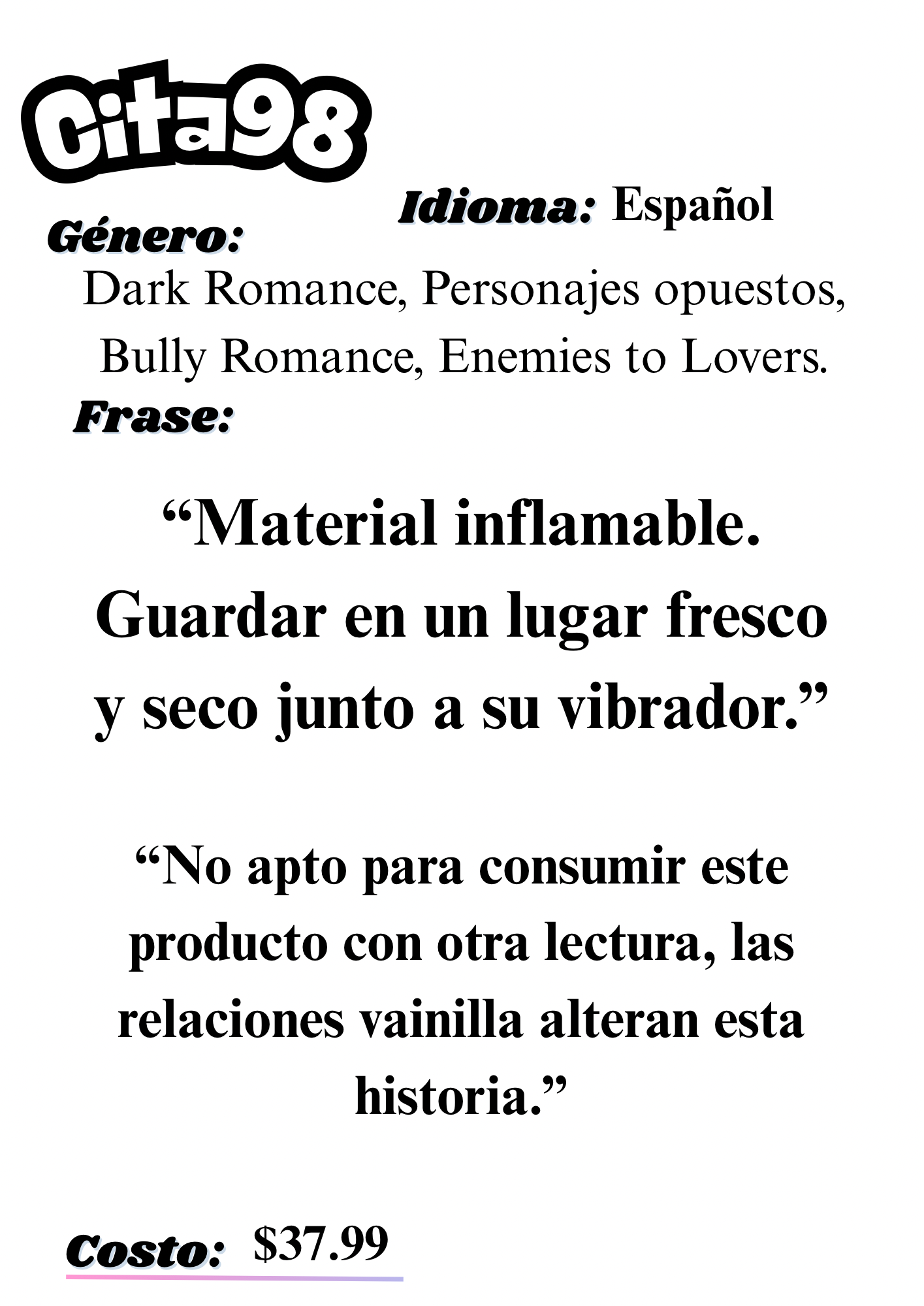 Citas a ciegas literarias