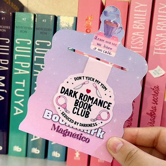 Dark romance book club- Bookmark Magnético