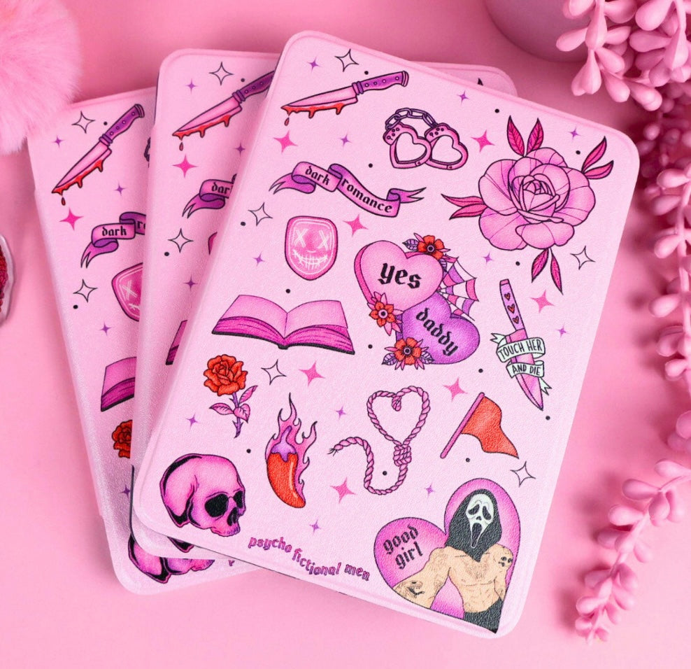Dark romance pink- Kindle Case