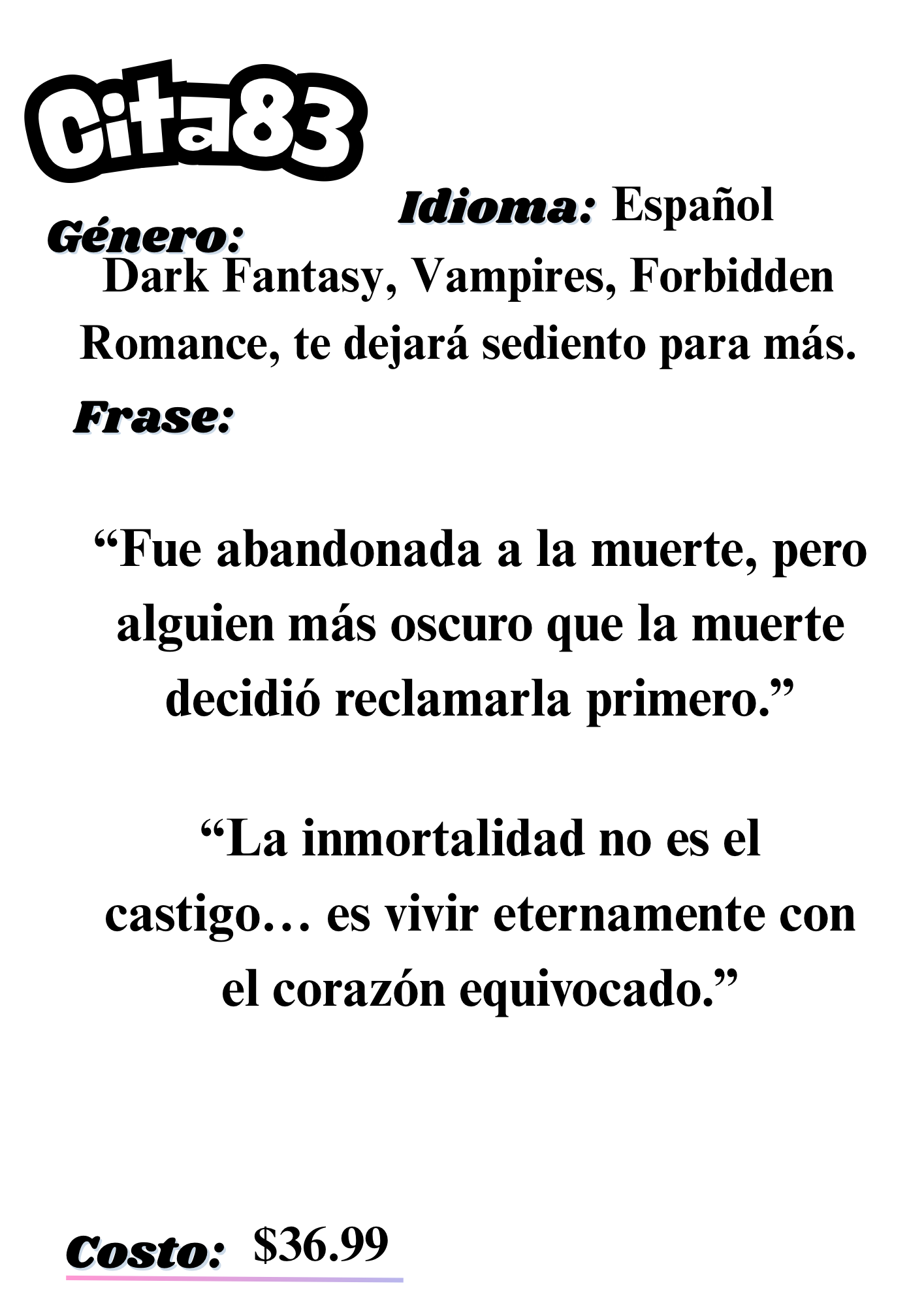 Citas a ciegas literarias