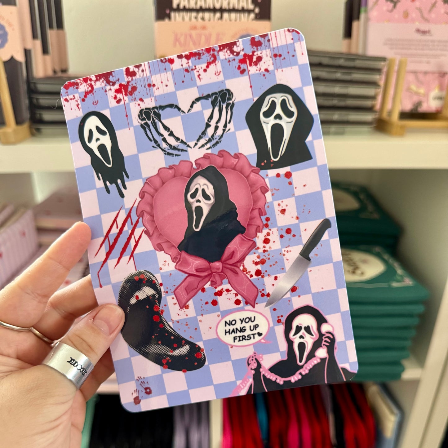 No you hang up first (Ghostface)- Kindle insert