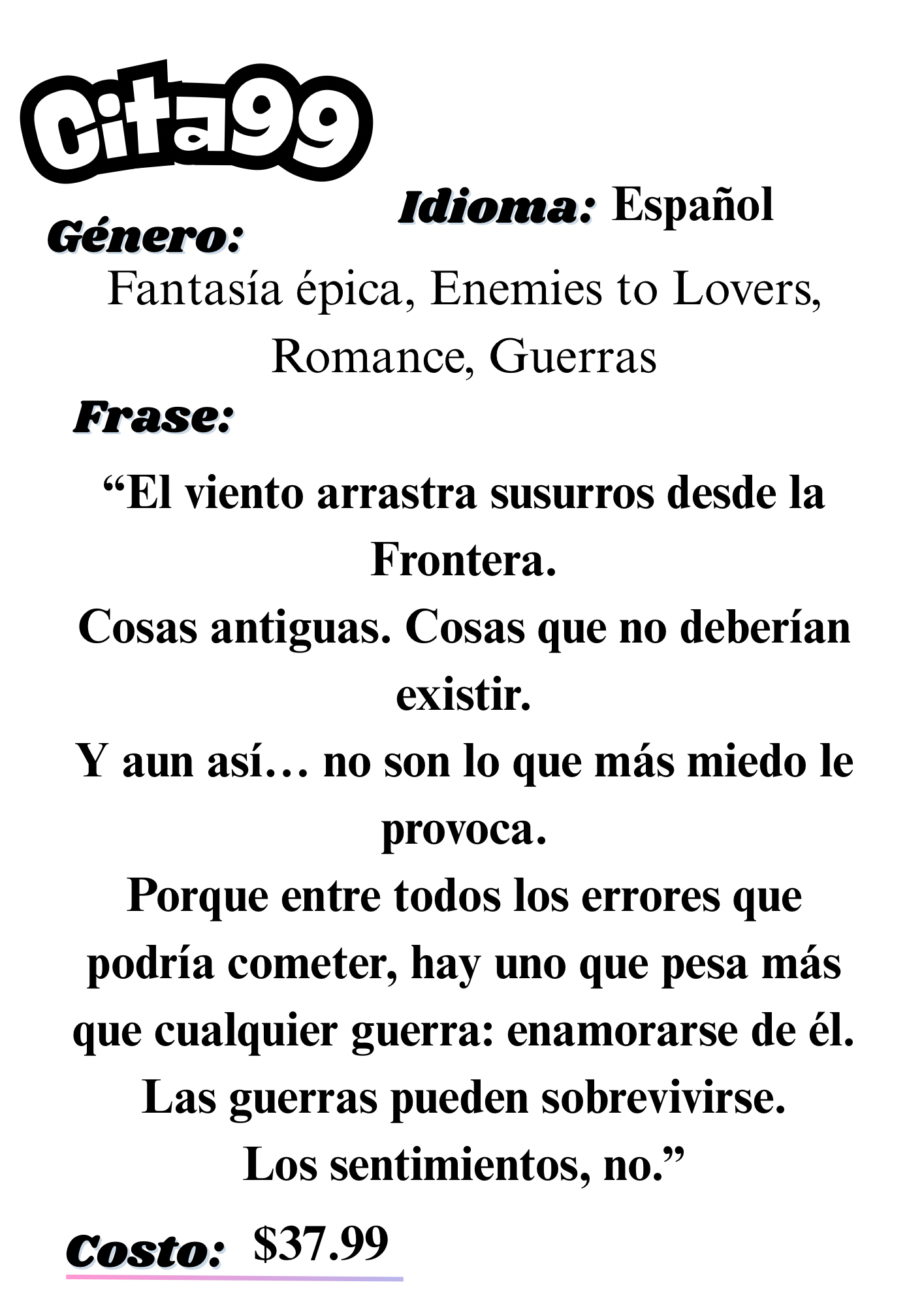 Citas a ciegas literarias