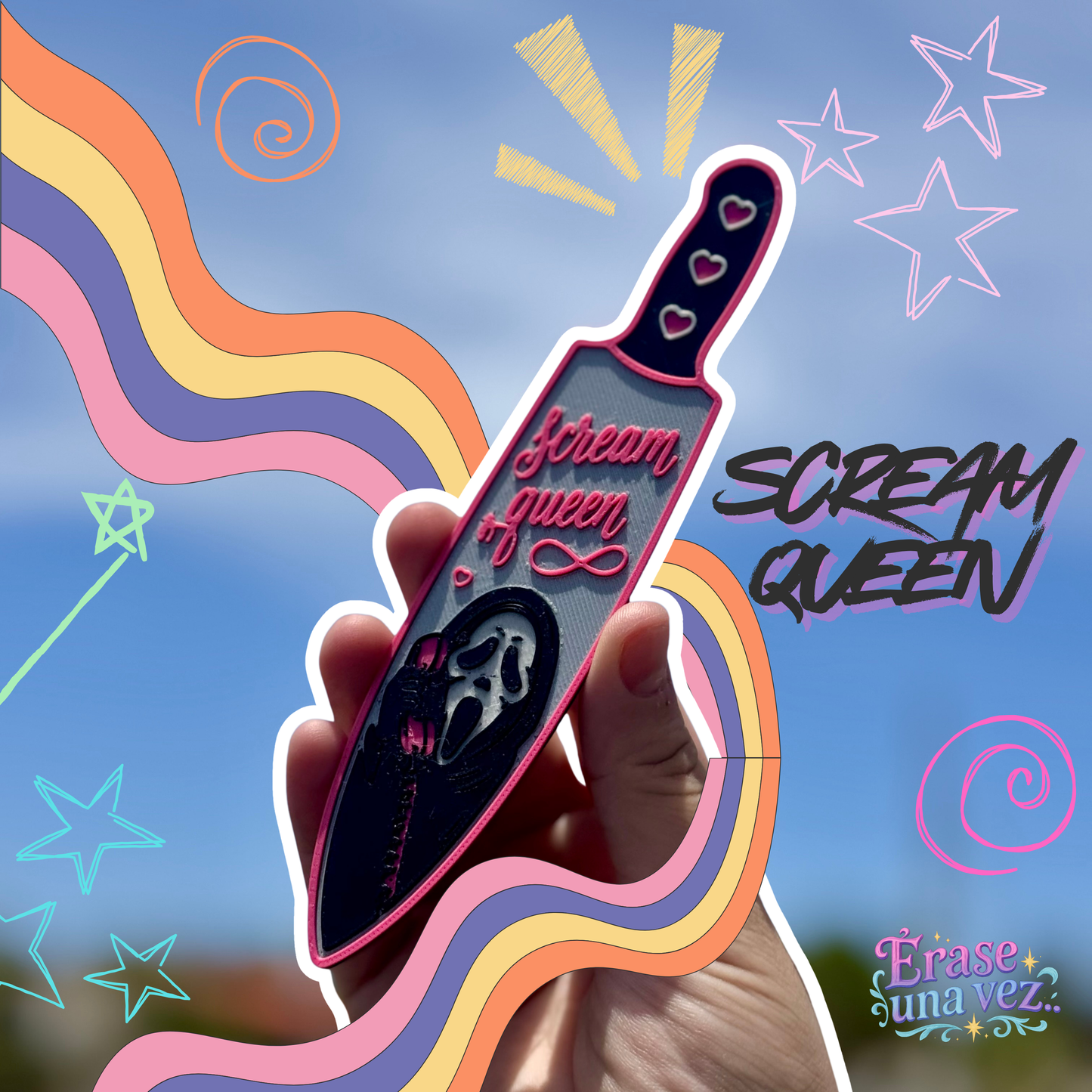 Scream Queen- Bookmark 3D