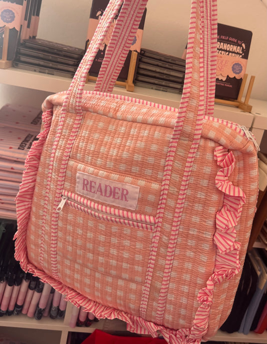 Coquette Reader Tote Bag- Tote Bag