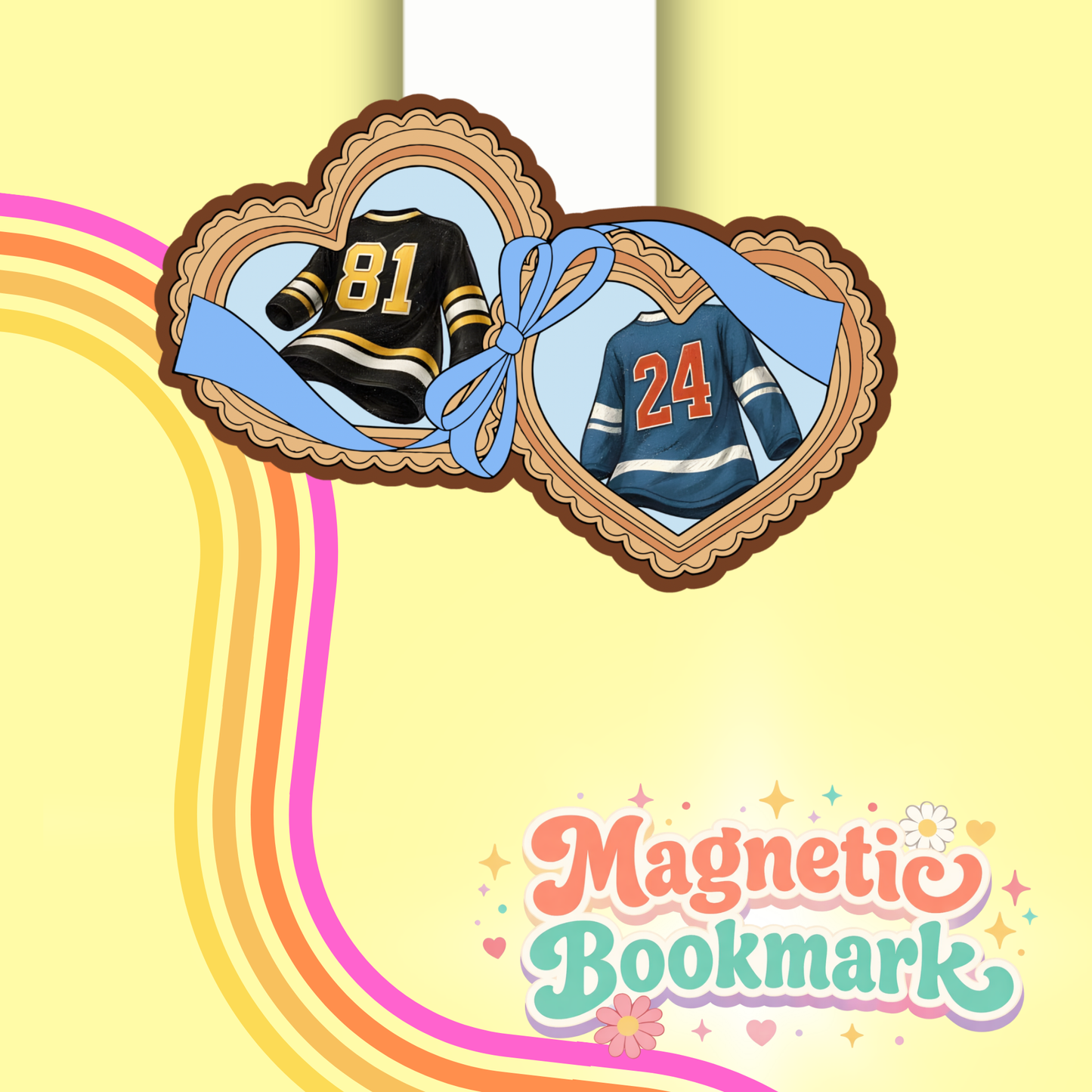 Heated rivalry inspo- Bookmarks Magnéticos