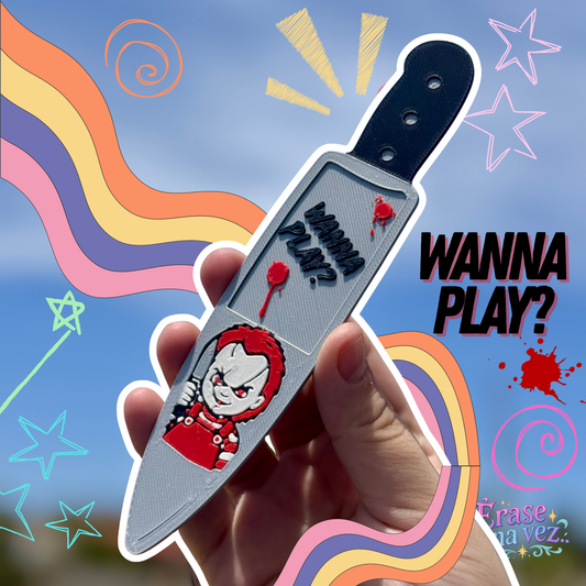 Wanna play?- Bookmark 3D