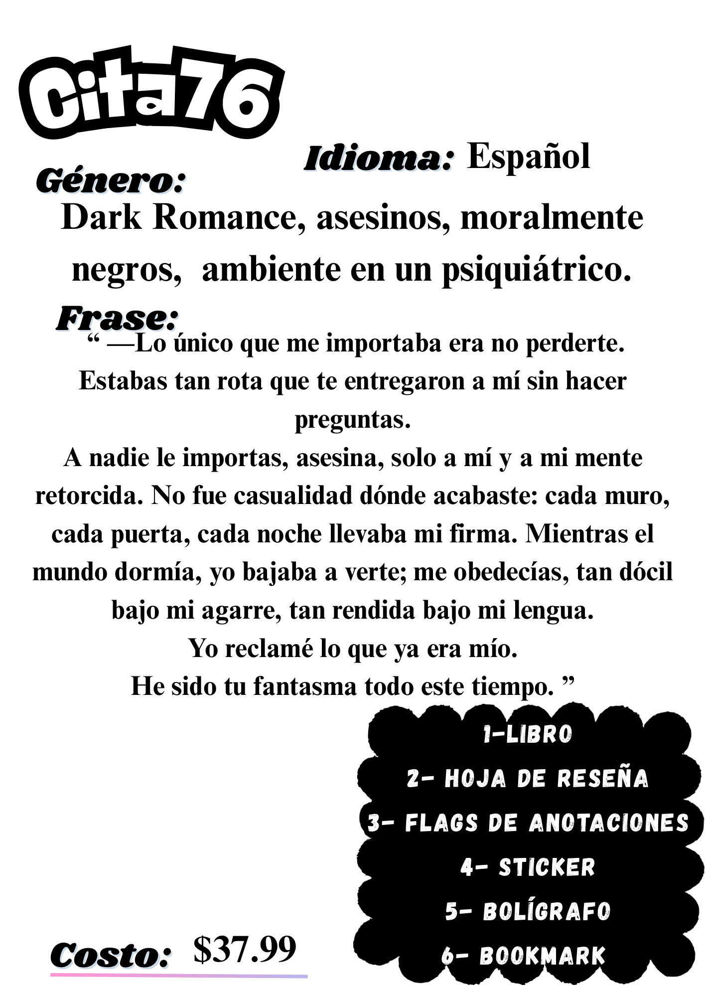Citas a ciegas literarias