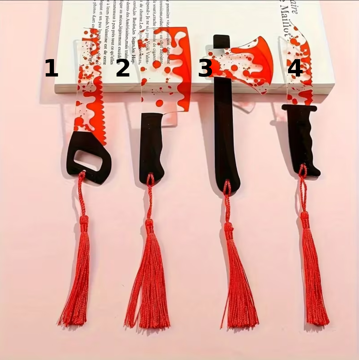 Arma Sangrienta- Bookmark acrílico